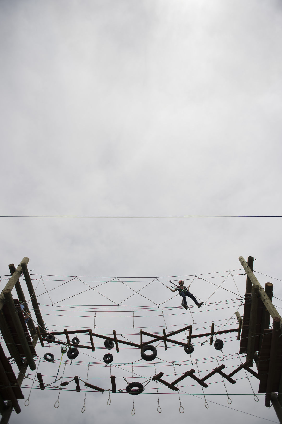 Reporter Bowen West tackles the CSI Challenge Course